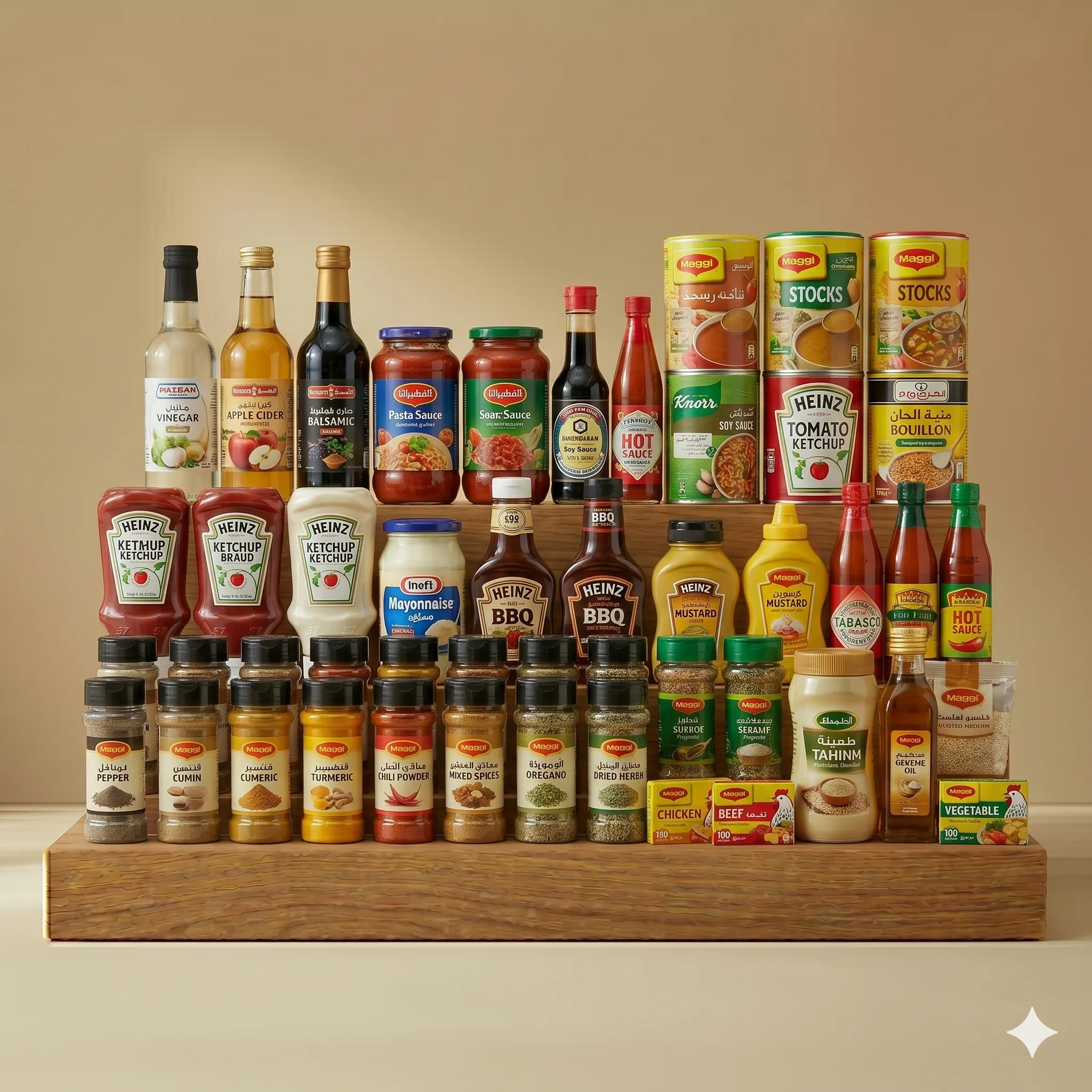 Sauces, Spices & Condiments